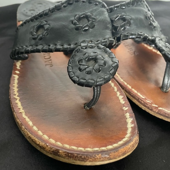 Jack Rogers Classic Jacks Flat Sandals in Black - Picture 5 of 10